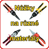 Nůžky na různé materiály